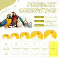 3Pcs Bird Collar Cone Protective Recovery Yellow/Green/Pink XL