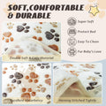 YedsIntu 6 Pcs Absorbent Guinea Pig Blankets Washable Small Animal Fleece Bedding Cage Liners Reusable Pet Pee Pad Sleep