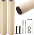 2 Root Cat Scratching Post Replacement 17.72x3.54 Cat Tree Scratch Post Replacement Natural Sisal Pole Cat Scratch Post 