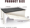 Bearded Dragon Basking Platform,Wood Reptile Hide Cave with Slate Rock,L