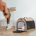 PETSFIT Portable Dog Crate, Travel Dog Crate - 19 Inch Lightweight, Roomy, Easy to Set Up, Sturdy Collapsible Dog Kennel