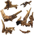 Driftwood for Aquarium Decor, Fish Tank Decor, 6 Pcs Reptile Branches, Drift Wood for Fishtank, Aquarium Hardscape, Craf