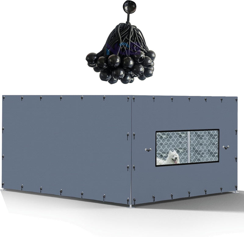 NGB Outdoor Kennel Cover, 10'W x 10'L, Grey