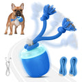 COPHCY Interactive Dog Toys, Automatic Moving and Rolling Dogs Toy with Rope for Medium Large Dogs, Motion-Activated Dog Ball to Keep Them Busy(Blue)