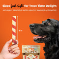 NutriChomps Dog Chews, 6-inch Twists, Easy to Digest, Long Lasting, Rawhide-Free Dog Treats, 15 Count, Real Chicken flavor