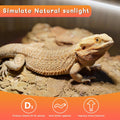 T5 UVB Reptile Light 24W 10.0,UVA UVB Light Bulb for Reptiles,2 Pack Reptile UVB Lamp Tube for Bearded Dragon