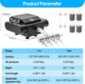 AQQA 10W Aquarium Air Pump with Controller, 10W/237GPH