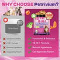 Taurine for Cats - 18 in 1 Cat Vitamins for Indoor Cats, Daily Cat Multivitamin Chews with Omega-3, Chondroitin, Glucosa