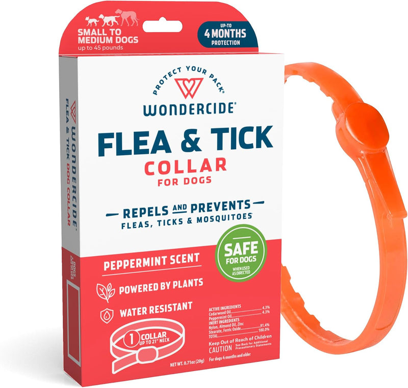 Wondercide Dog Collar - with Natural Essential Oils - 4 Months Protection