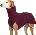 Esobo Fleece Dog Apparel Winter Warm Dog Coat Doggie Turtleneck Cozy Jacket Soft Shirt Vest Stylish Pet Outfits for Smal