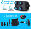 CWKJ Fountain Pump with LED Lights, 220GPH(15W 900L/H) Submersible Water Pump, Durable Outdoor Fountain Water Pump with 