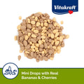 Vitakraft Mini Drops Dwarf Hamster/Rat/Mouse Treat Cherry-Banana 2.5 oz