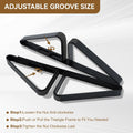 PUPETPO Support Feet for Pet Gate (Updated Version), Pet Gate Metal Support Feet Set of 2 for Extra Wide Foldable Dog Ga