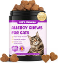 Cat Allergy Relief Chews with Omega-3 & Probiotics for All Ages & Breeds