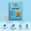 Snuggle Puppy Original Heartbeat Puppy Toy with Real-Feel Pulse & Heat Pack, Calming Sleep Aid for Puppy Anxiety, Crate Training, First Nights & New Puppy Transition - Biscuit Plus 6 Heat Packs