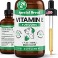 Vitamin E for Dogs Liquid 250 IU - Vitamin E Oil for Dogs Skin and Coat Support - Dog Immune Support Antioxidant Supplem