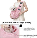 Adjustable Pet Sling Carrier, Anti-Escape Bag for Small Dogs & Cats
