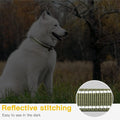 HEELE Dog Collar, Reflective Dog Collar, Soft Neoprene Padded Breathable Nylon Pet Collar Adjustable for Medium Dogs, Ar