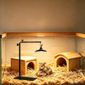 BETAZOOER Reptile Heat Lamp Stand Adjustable 15-31 Light Hanging Terrarium