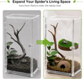 15 Pcs Jumping Spider Water Dispenser Set,Drown-Free Capillary Hydration Kit for Slings & Mantis,Include 2 Pcs 5ml Glass