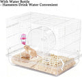 8.7" Hamster Exercise Wheel with Drinking Bottle, Hamster Exercise Wheel for Gerbils, Syrian & Dwarf Hamsters, Chinchill