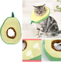 hobbyme Soft Cute Cat Cotton Cones, Avocado Neck Cone After Surgery,Toast Bread Adjustable Cat Collar,Recovery Elizabethan Collar