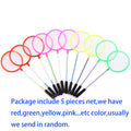 YUWIXMOX Baby Brine Shrimp Net Artemia Copepod Sieve for Scoop Out Artemia Eggs Random Color (Round 5 Pieces)