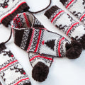 Dog Hat & Scarf Set, Knitted Pet Christmas Winter Warm Caps, Cute Accessories Neck Ear Warmer Hood for Cat and Dog, Part