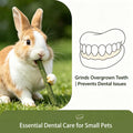 50Pcs Natural Hay Sticks, Rabbit Chew Toys Molar Teeth Grinding Sticks, Bunny Treats for Chinchillas, Guinea Pigs, Hamst