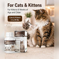 Cat Dewormer, Fenbendazole 222mg/g Safe for use in Kittens and Cats 50 Tabs