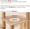 11.8" Acrylic Dome Clear Plastic Pet Cat Bubble Window Capsule Space Cover, Transparent Furniture Replacement for Nest B