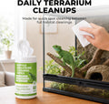 Reptile Enclosure Cleaning Wipes, Unscented Terrarium & Tank Cleaner