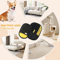 Wortade 3Pcs Pet Hair Removal Glove for Cats & Dogs, Efficient Grooming Gloves for Pet Hair, Cat Grooming Gloves for Hair Removal, Magic Pet Grooming Glove for Couch, Furniture, Carpet, Curtain 2L1S