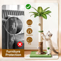 35" Tall Palm Tree Cat Scratching Post Vertical for Indoor Cats