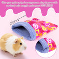 NAPLORD Guinea Pig Fleece Bedding,Snuggle Sack, Tunnel,Fleece Forest Hideout,Small Animal Pads for Guinea Pigs and More