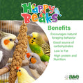A&E Cage Co AE9054 Premium French Spray Millet for Birds – 6oz Retail Bag with 12 Natural Millet Sprays – Healthy Bird Treat for Budgies, Parakeets, Cockatiels, Finches & Small Birds