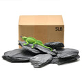 Aquarium Rock Natural Slate Rocks 2 to 4 inch Aquariums Stone for Aquascaping,Terrariums,Reptile Enclosures,Paludariums,