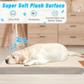 Dog Bed Covers Replacement Washable 100% Waterproof Dog Bed Sheets Soft & Noiseless 2 Pack, 42" x 28" Beige