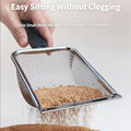 3PCS Cat Litter Scoop, Mesh Kitty Litter Scooper (2.8/3.8/5mm Mesh)