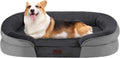 Dwanton Orthopedic Waterproof Medium Dog Bed Sofa, Gel Memory Foam, 36"
