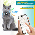 GPS Tracker, Tractive Cat Tracker, Cat Tracker Collar with Safety Elastic Buckle, Works with Any Collar,Compatible with 