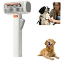 2-in-1 Pet Self Detangling Grooming Comb, Dematting Comb for Dogs and Cats, Professional Undercoat Rake for Long Hair Cat Brush, Dog Detangler Brush to Remove Mats and Tangles