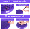 Dog Balance Disc 14", Dog Balance Equipment with Cushion and Pump, Pet Training Platform for Pet Rehabilitation Training