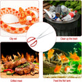 15 Inch Reptile Feeding Tongs, Extra Long Large Snake Feeding Tweezers, Curved or Straight Design Heavy Duty Stainless S