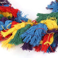 Litewoo Bird Parakeet Colorful Swing Toys,Cotton Rope Chew Hanging Bird Preening Garland Swing for Budgie Parakeet Cocka