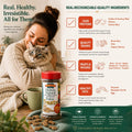 Bench & Field Holistic Natural Healthy Kitty Cat Treats | Crunchy Fish-Shaped Bites | Delicious Seafood Flavored Snack, 3-Ounce (Pack of 3 Bottles)