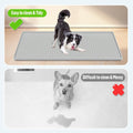 Bartuke Pee Pad Holder for Dogs, 46" x 32" Extra Large Silicone Pee Tray Mat High Edge, Leak-Proof, No Spill Pet Pad Holder for Puppy, Cat, Rabbit, Training Pads for Floor Protection, No Pee Pads