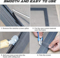 Pet Proof Window Screen Roll 36" x 200" Thicken Charcoal Screen Mesh Durable and Scratch-Resistant for Families with Cat