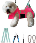 Kkiimatt Dog Grooming Hammock, Small Dog Hammock for Nail Trim, Hanging Harness for Claw Care,Grooming Sling Holder Hang