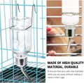 UPKOCH 2 Pack 350ml Small Animal Water Bottle, No Drip Pet Dispenser for Guinea Pig Rabbit Hamster Bunny, Hanging Cage F